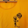 t-shirt Ar Redadeg jaune Femme